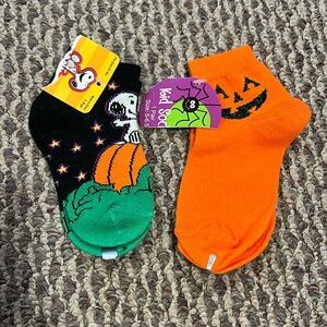 Kids Halloween socks- two pairs